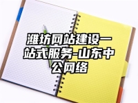 濰坊網站建設一站式服務-山東中公網絡