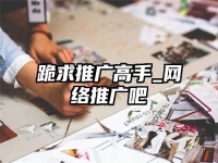 跪求推廣高手_網(wǎng)絡(luò)推廣吧